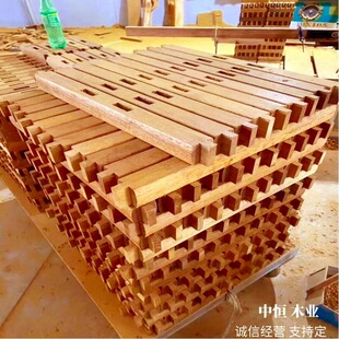 Eucalyptus wood board outdoor anticorrosive wood board pineapple plank road wooden square handrail cylinder manufacturers