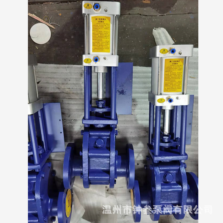 高温合金双闸板阀 Z644Y-10C气动高温出料阀 进料阀 排灰阀 Z644Y