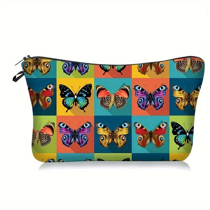 Transfronterizos Amazon maquillaje damas diseño creativo animal avatar maquillaje bolsa bolsa de almacenamiento lino cremallera impermeable