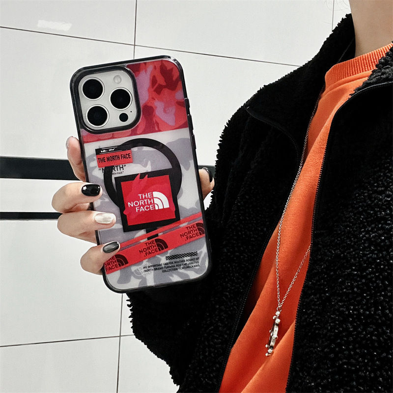 欧米風雪山iPhone16Promaxスマホケース、Apple17/15/14対応、3in1保護カバー|undefined