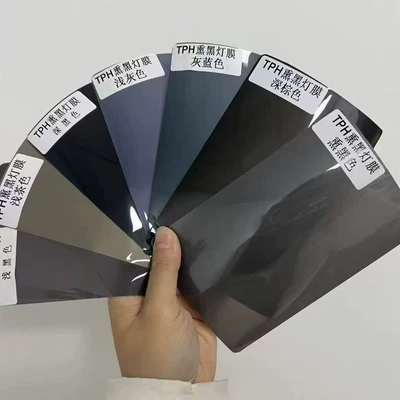 Tpu Smoked Black Light Film, Dark – Car headlight protective film