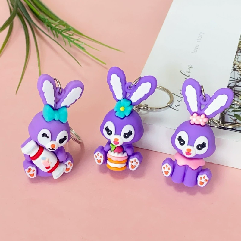 Creative variable cartoon keychain, car keys, pendant, Birthday gift