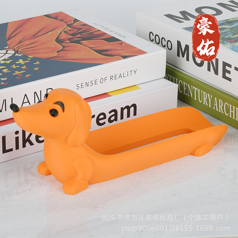 Explosiva transfronteriza Amazon Dachshund Tray nuevo perro salchicha bandeja de perrito caliente plato plato decorativo