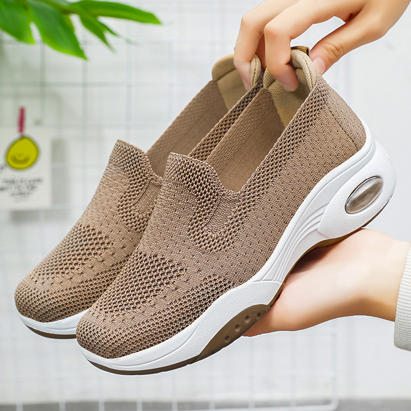 Zapatos de paso de un pie para mujeres nuevos zapatos de tamaño único transpirables ligeros transfronterizos zapatos casuales cómodos para mujeres
