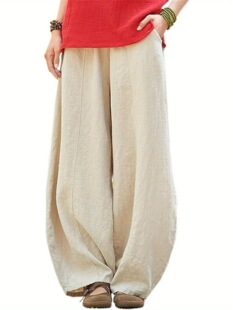 N 55361 Japanese Style Elastic Waist Pants ��ϵ���\ѝ �羳��