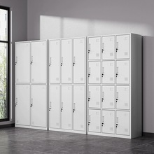 更衣柜员工柜铁皮碗柜健身房储物存包鞋柜换衣柜职员钢制宿舍衣柜