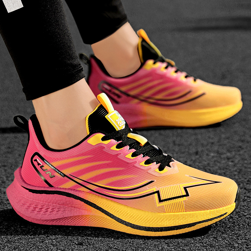 Comercio exterior 48 zapatos de corrida de carbono de cuero para hombres zapatos deportivos de maratón profesional zapatos de entrenamiento físico para estudiantes