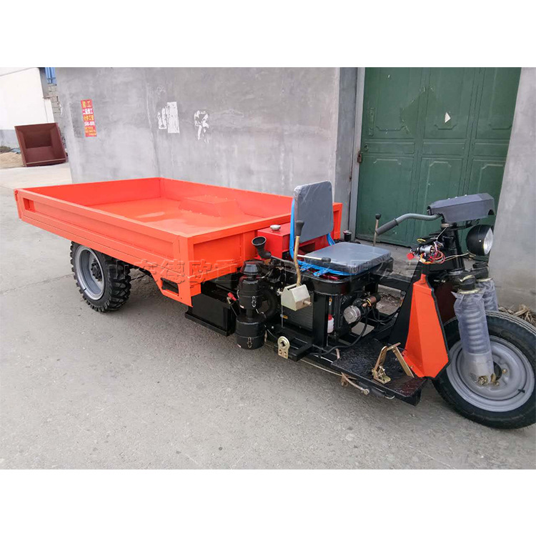 建筑施工沙土运输车 道路工程两吨三轮车 冷板压花式货箱装载车