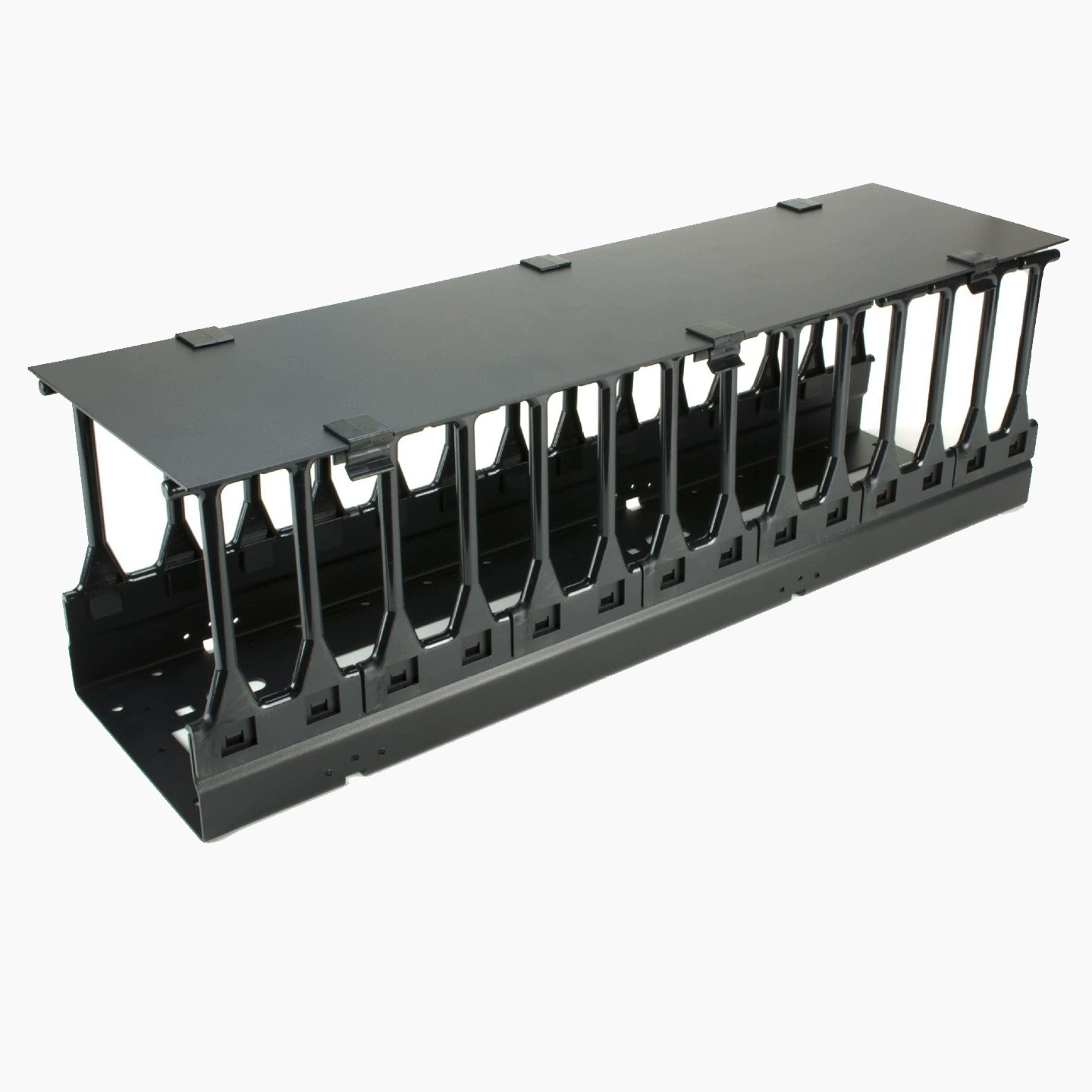 1U19 дюймов 12 передач 24 канавки 24 отверстия пластиковые горизонтальные сетевые шкафы