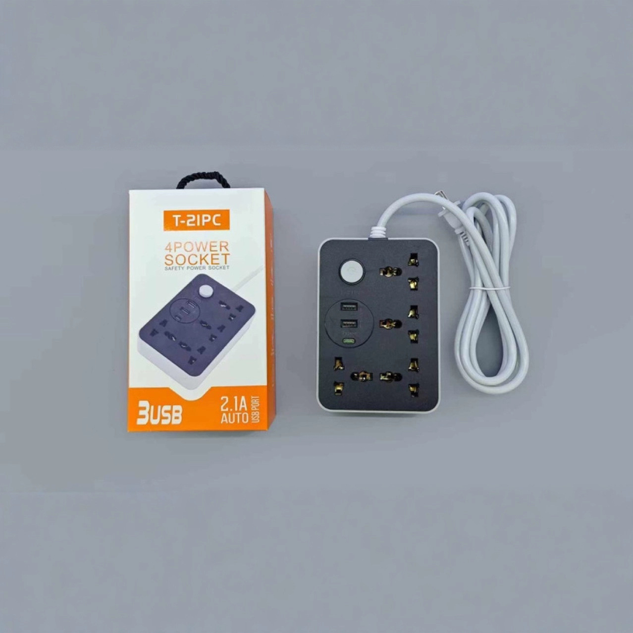 外贸插座欧标美标英标黑色桌面排插中性盒子包装多功能