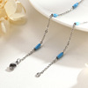 Sophisticated small brand trend universal necklace stainless steel, design chain for key bag , simple and elegant design