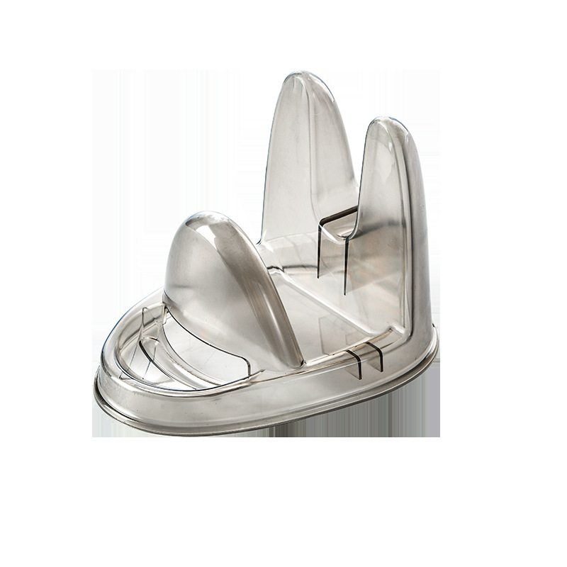 Light luxury transparent pot cover rack kitchen table storage rack household spatula soup spoon widened and deepened cutting board storage rack