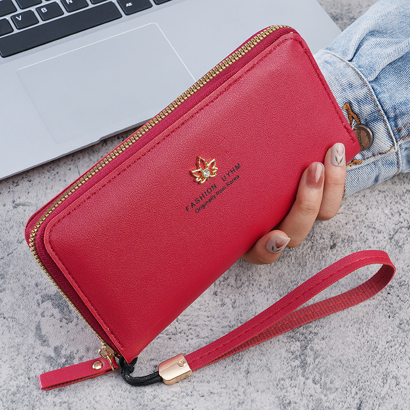 2023 new wallet women's zipper long Korean style mobile phone bag large capacity fashion mom coin purse clutch 2023 new wallet women's zipper long Korean style mobile phone bag large capacity fashion mom coin purse clutch