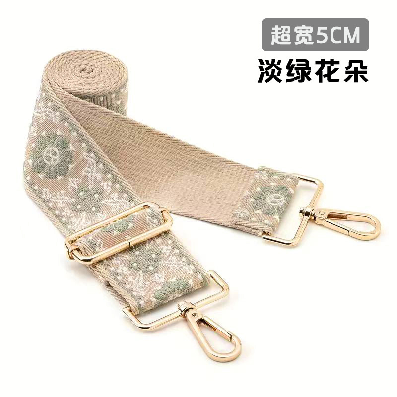 刺繍入りレディースバッグショルダーストラップクロスボディバッグストラップ調節可能なパーソナライズされたエスニックスタイルレトロ幅広ヨーロッパとアメリカのジャカードファッション交換|undefined