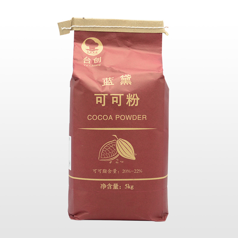 蓝黛可可粉 高脂防潮 深黑 coco粉巧克力粉烘焙可可粉20kg包邮
