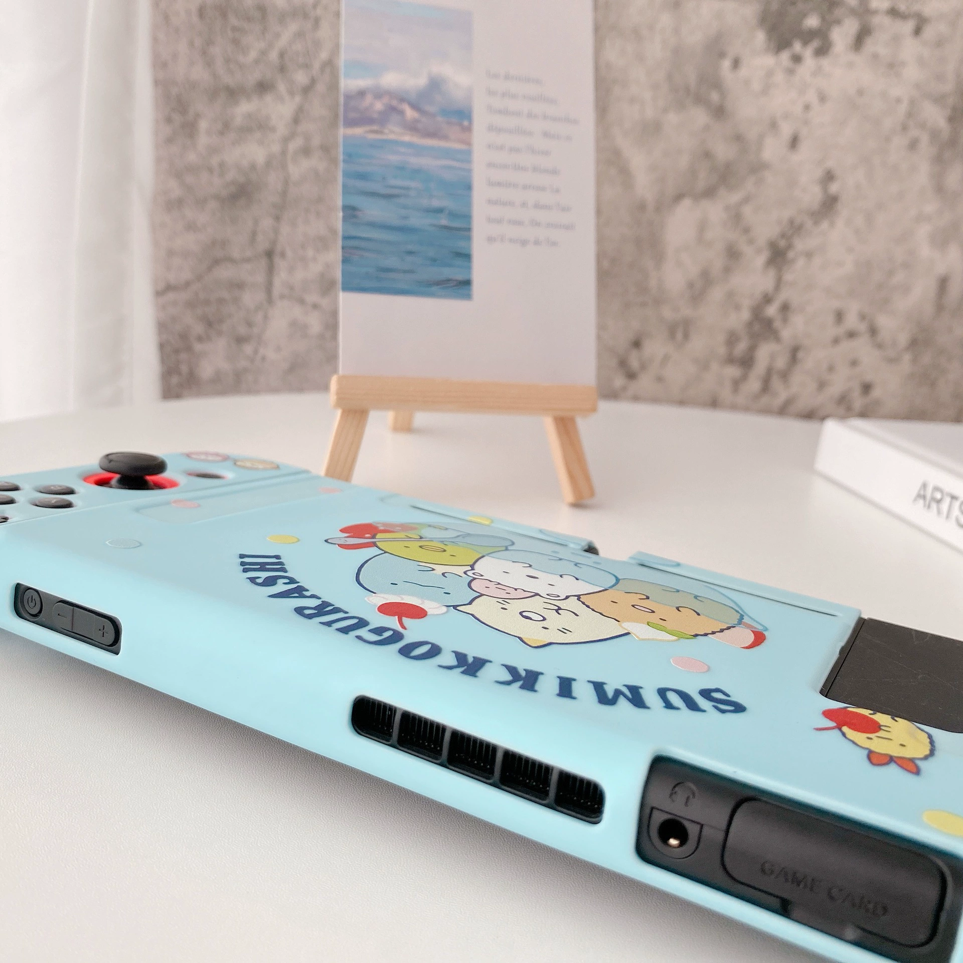 Совместимая защитная крышка для Nintendo Switch NS уголCorner биологическая Belle принцесса мультфильм TPU против падения