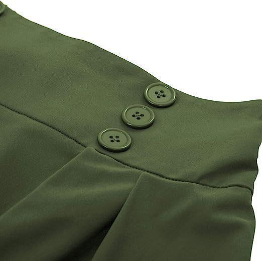 Women's Clothing High-Waisted Pleated Midi Skirt For Women Solid Color Spring Autumn Style Full Skirt_ecoleips.com