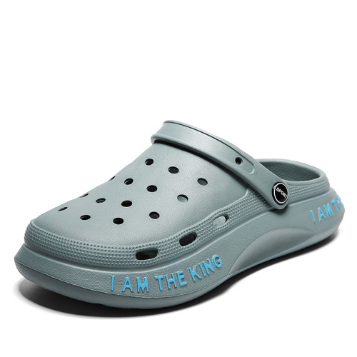 Croc shoes men's new summer thick-soled outer toe slippers non-slip men's sandals beach shoes Sandal