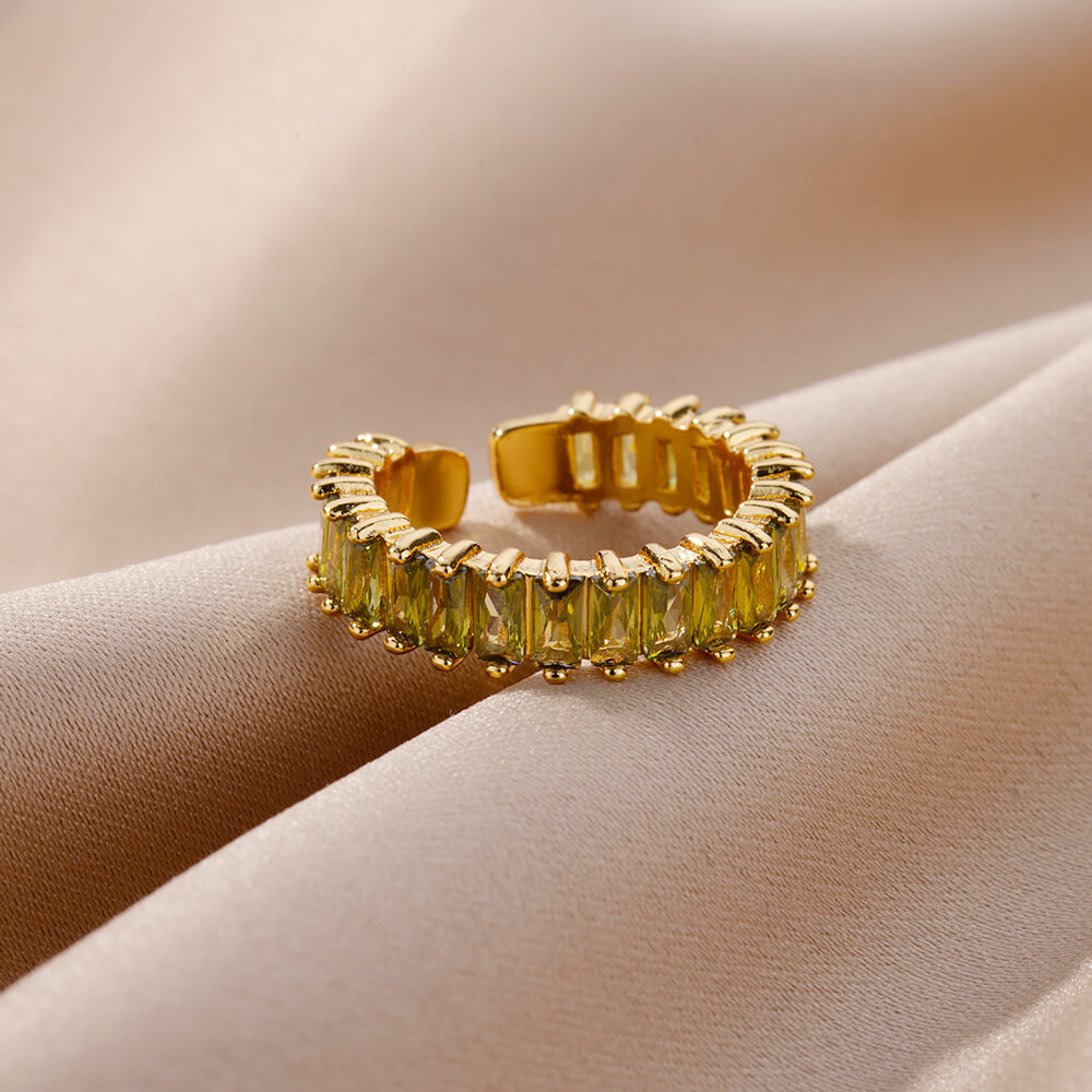 6g Weight Rhinestones Inlay Material Rings Classification One Size Ring Size 1 Piece Quantity Holiday, Daily Occasion Copper Material Solid Color Pattern All Seasons Season Women's Gender Inlay Design Simple Style Style Copper Inlay Solid Color Rhinestones Rings 9