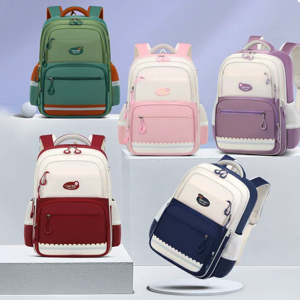 New Style Haomai Ethnic Children's Schoolbags for Primary School Students in Grades One to Six, Boys and Girls, with Printed Logo Wholesale Backpacks
