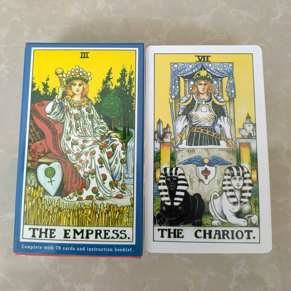 Дека Tarot 2022 12*7 большого размера с инструкцией на бумаге