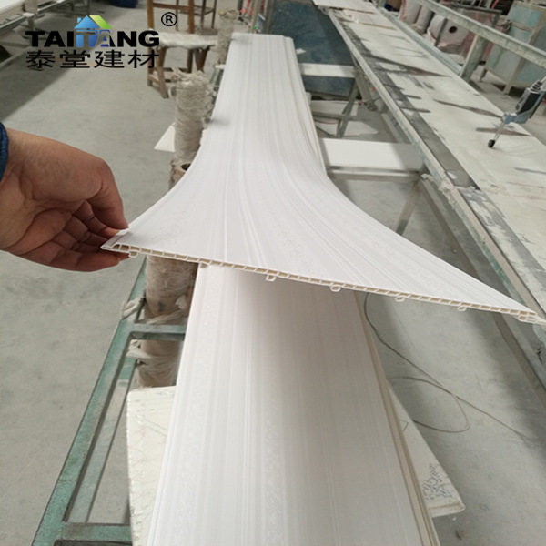 Suministro de comercio exterior Tablero de pared de techo de interior con refuerzo de PVC impreso de 30 cm