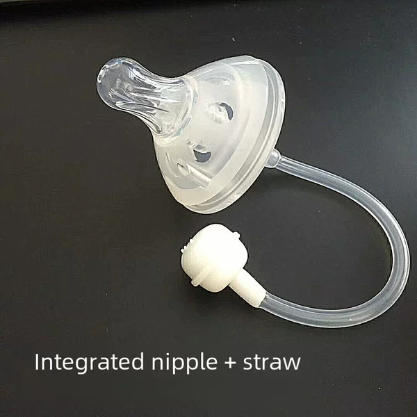 Pacifier Straw All-In-One Universal Pacifier Straw Accessories Wide Diameter Bottle Straw Pacifier Gravity Ball Straw