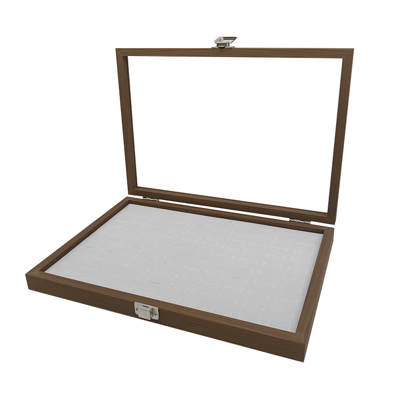 1728g Weight Jewelry Boxes Classification 1 Piece Quantity Holiday, Daily, Selfie Occasion Wood Material Solid Color Pattern Business Style 1 Piece Wood Business Holiday Daily Selfie Solid Color Jewelry Boxes 5