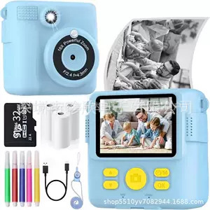 New Product Polaroid Portable Thermal Printing Camera Mini Fashionable Kidsren's Gift Instant Shooting Autofocus