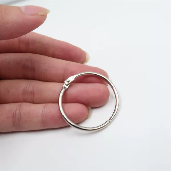 Metal Coil Binder DIY Binding Loose-Leaf Book Ring Photo Album Binding Buckle Detachable Open Ring Loose-Leaf Notebook Planner