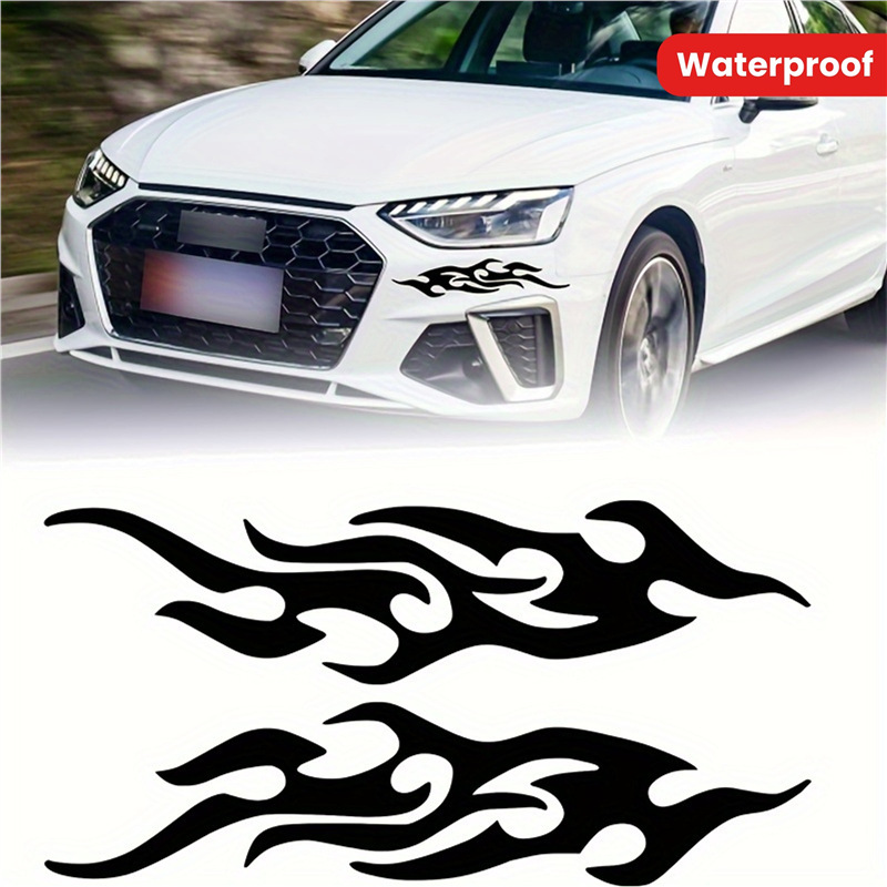 Avtomobil üçün 2 ədəd alov effektli refleksiv stiker