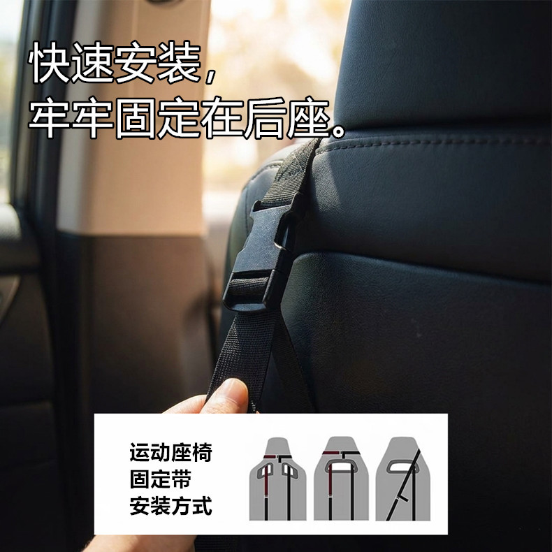 Brushed fabric car automatic inflatable mattress, car rear seat sleeping pad, foldable car travel bed, SUV sedan back seat