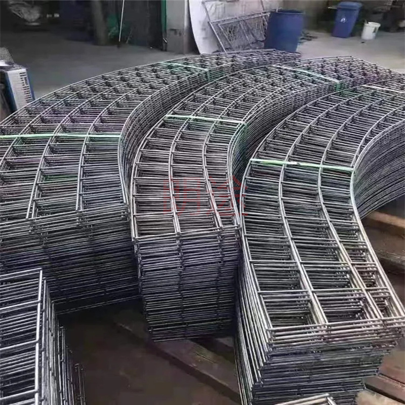 扇弧形半圆钢筋网片桥墩吊篮检修平台镀锌金属钢丝网异形铁丝网片