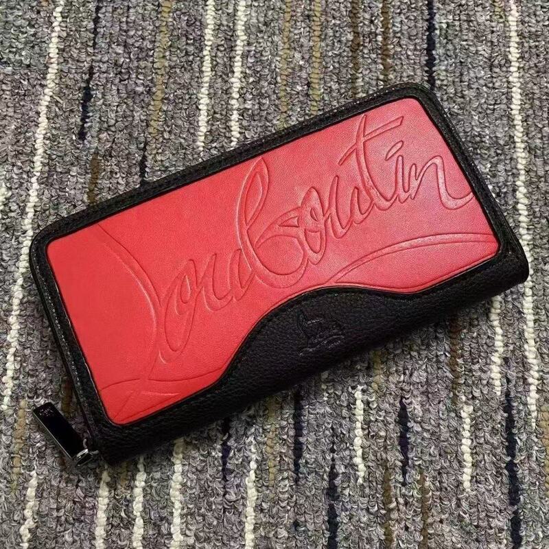 Cl Wallet, Liu Ding Clutch Bag, Unisex Style, European and American Trendy Red Bottom Zipper Bag, Personalized Trendy Brand Long Wallet