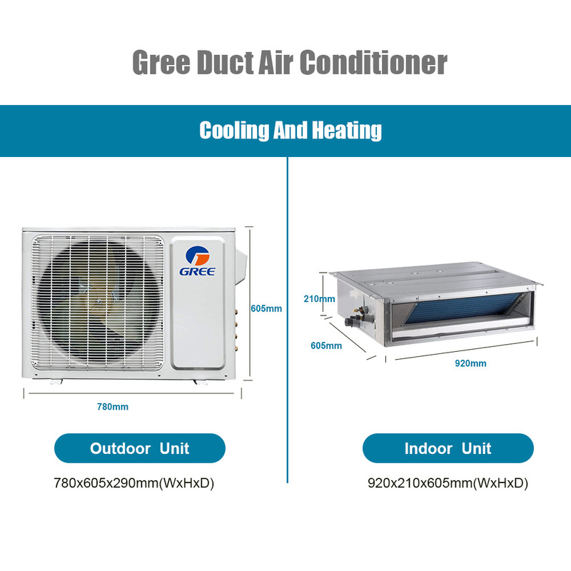 Foreign trade export fixed frequency single cold household central air conditioner duct machine one drag one air conditioner air conditioner Foreign trade export fixed frequency single cold household central air conditioner duct machine one drag one air conditioner air conditioner