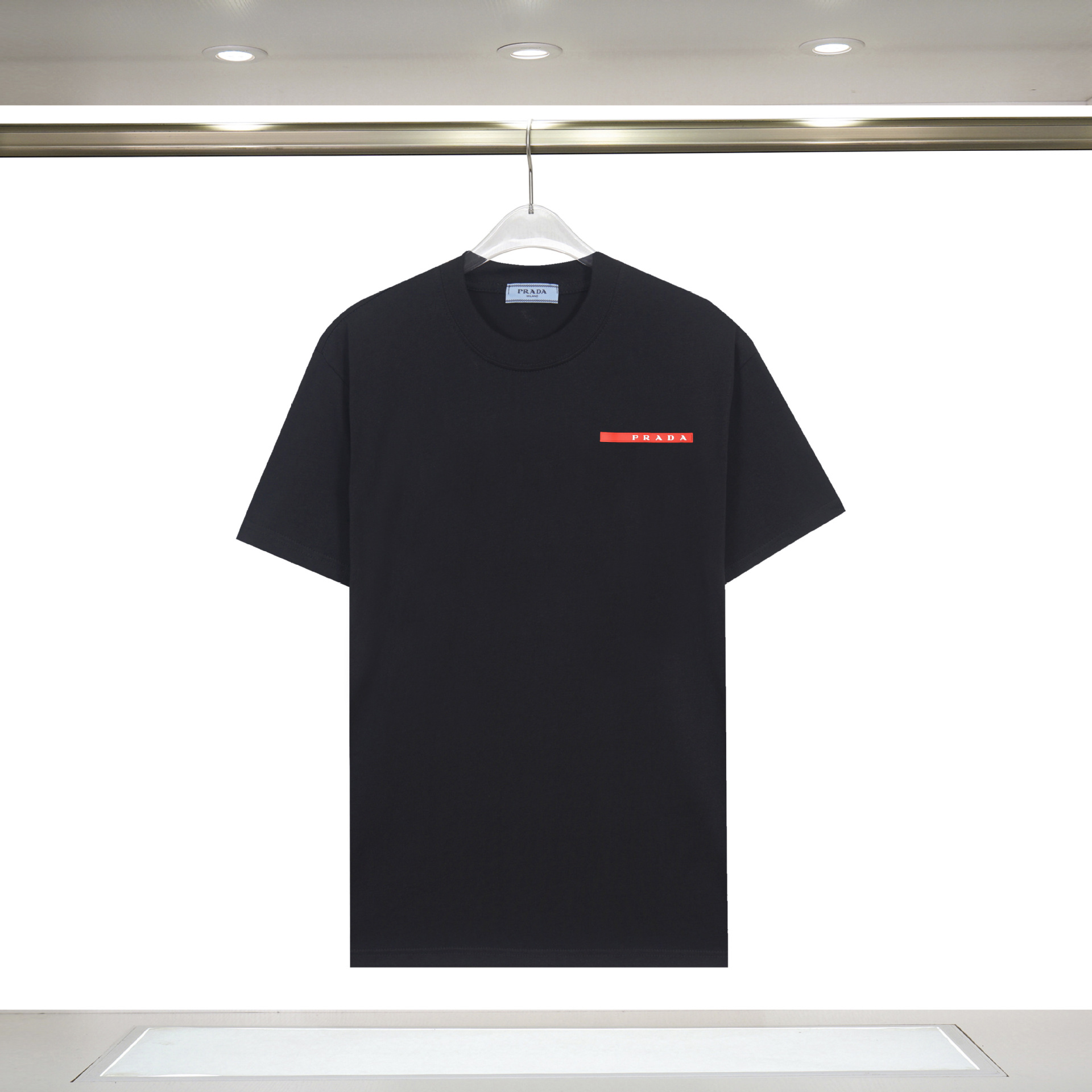 Amiri Cross-Border New AMIRI Letter Logo Hot Drilling Craft para hombres y mujeres camisetas de manga corta sueltas