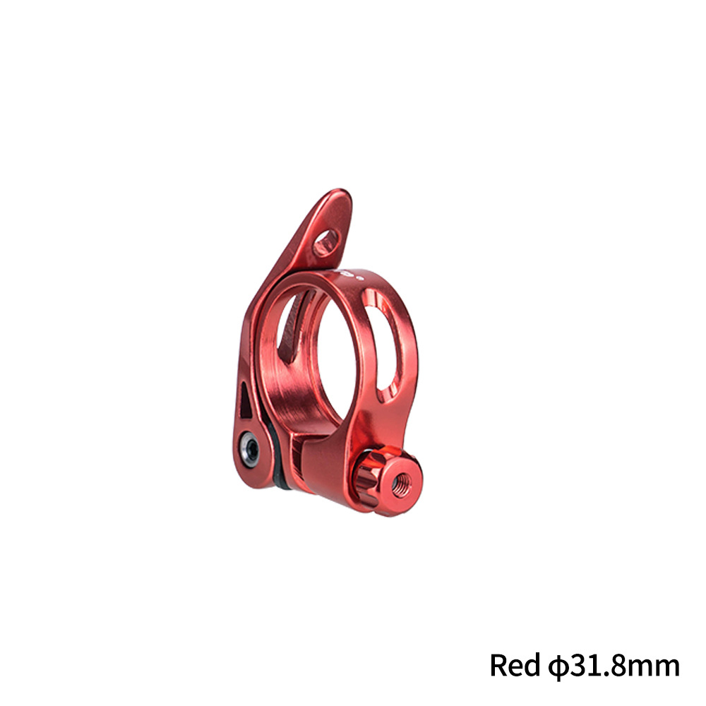 Abrazadera de tubo de asiento de bicicleta ZTTO Abrazadera de tubo de asiento de bicicleta de montaña 31.8 34.9 Accesorios de anillo de clip de barra de asiento de liberación rápida de aleación de aluminio