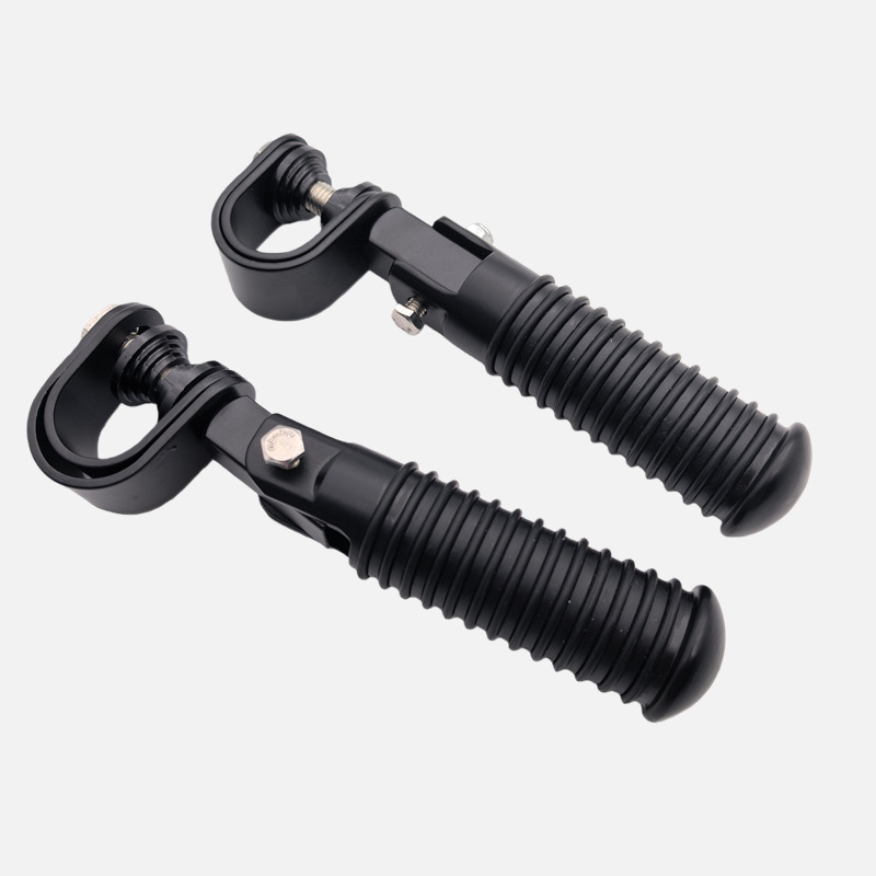 Harley modified pedals, foldable aluminum alloy anti-slip footrests, press-on pedal brackets, modified foldable footboards