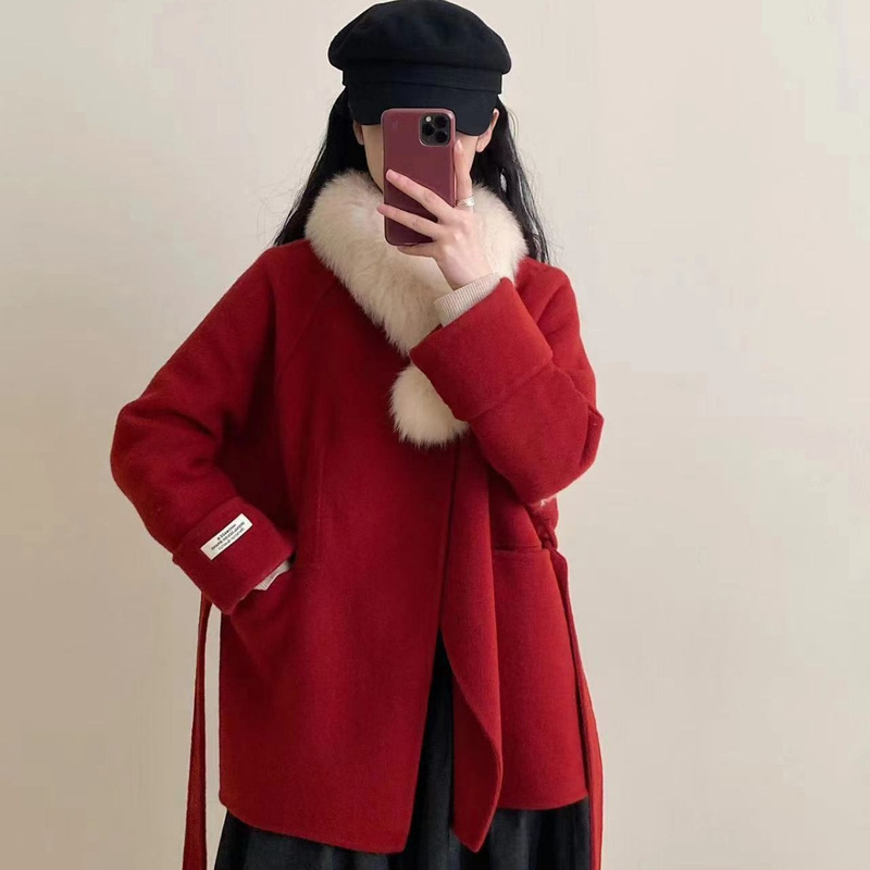 2026 Special Price Double-Sided Wool Coat, Internet Celebrity Hot Item, 2025 Spring and Autumn Woolen Outerwear 2026 Special Price Double-Sided Wool Coat, Internet Celebrity Hot Item, 2025 Spring and Autumn Woolen Outerwear