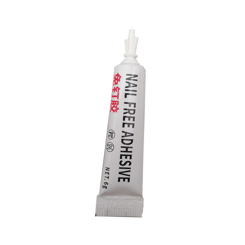 Nail-free glue strong adhesive wall building materials sticky iron waterproof wall skirting board row hook strong glue tile glue