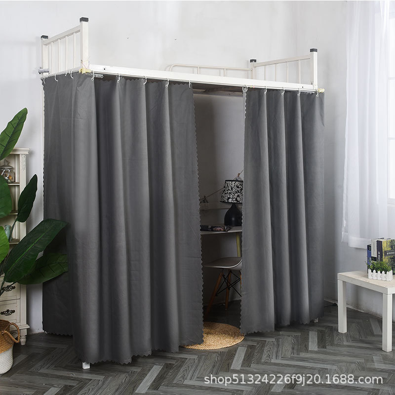 College Students' Dormitory Bed Curtain Bunk Bed Blocking Curtain Upper and Lower Bed Bed Bedroom Blocking Curtain Curtain Partition Curtain Privacy