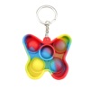 Destroyed pioneer key ring cross -border finger bubble silicone suspension Fidget Simple dimple toY