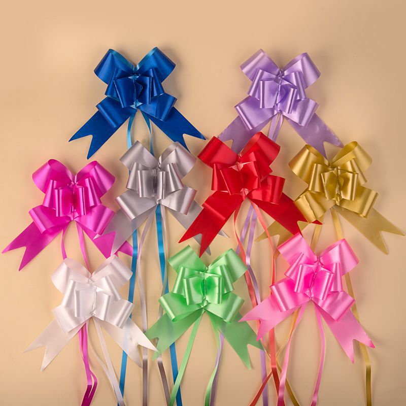 Transfronterizo 50 flor dibujada a mano simple regalo de vacaciones de Navidad embalaje arco dibujado a mano flor cinta decoración tirar flor dibujo flor