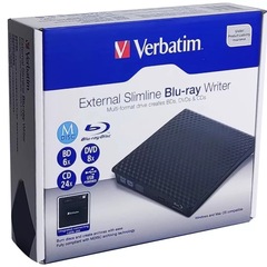 Verbatim威宝66718外置蓝光刻录机usb3.2移动便携式USB3.2/TypeC