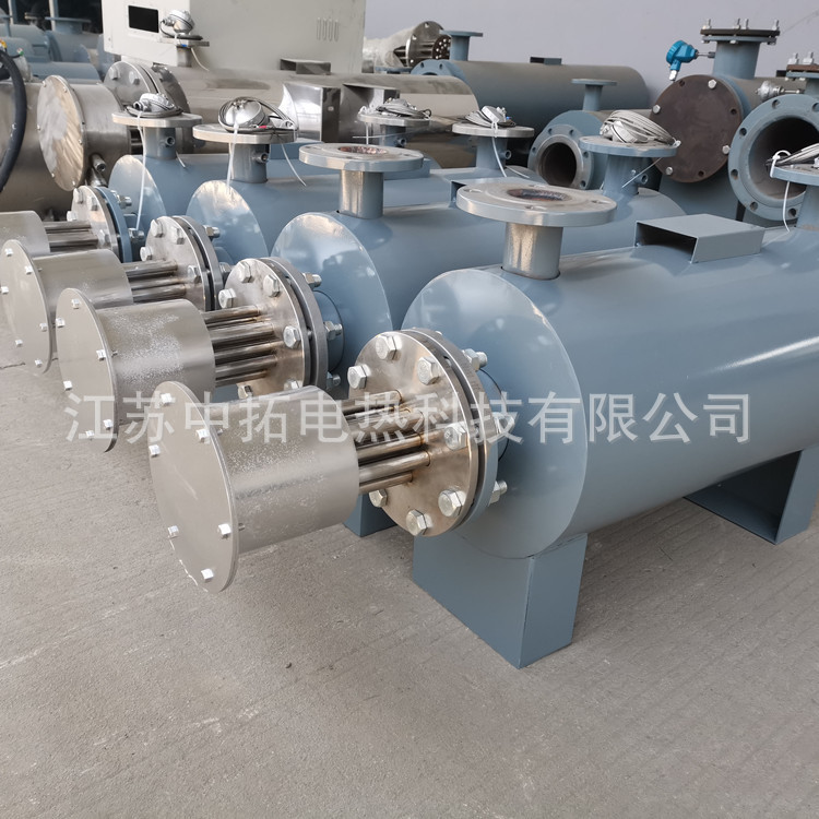 厂家供应 法兰式液体加热器 管道加热器电加热设备 管道电加热器