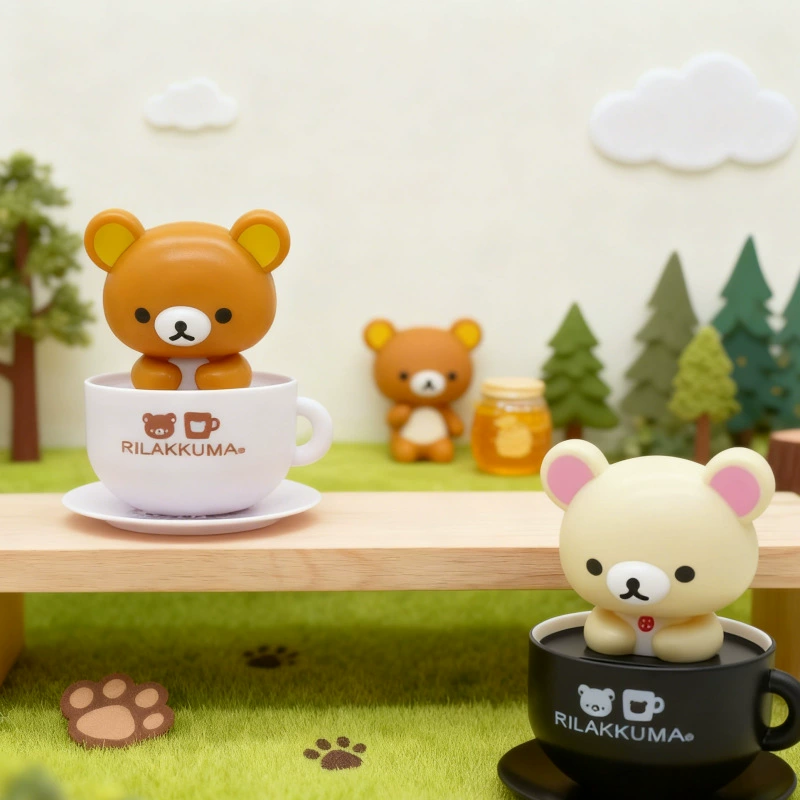 Маленькие медведи милые солнечные качашки куклы куклы маленькие чашки серии автомобильных украшек