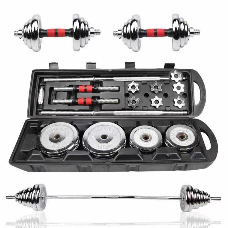 Electroplated Dumbbell Set Fitness Equipment Electroplated Dumbbell Training Adjustable Solid Dumbbell Set Electroplated Dumbbell