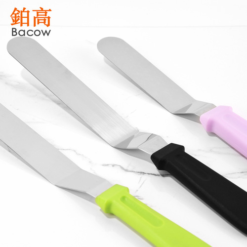 6 inches 8 inches 10 inches curved stainless steel butter spatula baking utensils DIY baking tools cake butter spatula