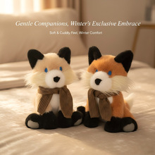 小红书爆款蓝眼狐狐小狐狸毛绒娃娃高颜值可爱狐狸公仔送朋友礼物