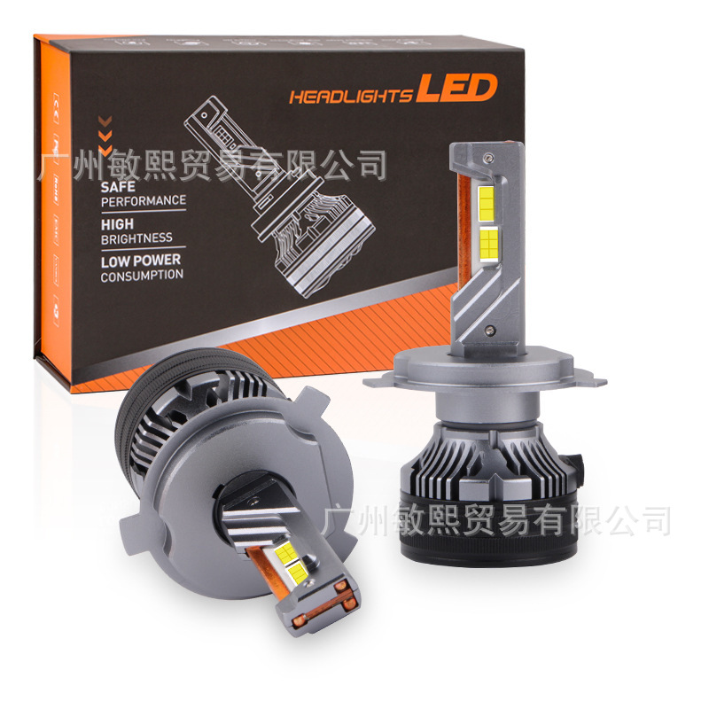 K7C tres tubos de cobre del automóvil LED 9005 luz blanca ultra brillante H4H7H11 transformación de la lámpara de automóvil cerca de la lámpara de automóvil image 1